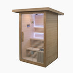 REVIVE 2 Person Traditional Sauna & Inflatable Barrel Plunge