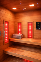Elite Luxury Infrared Sauna - Architectural Masterpiece