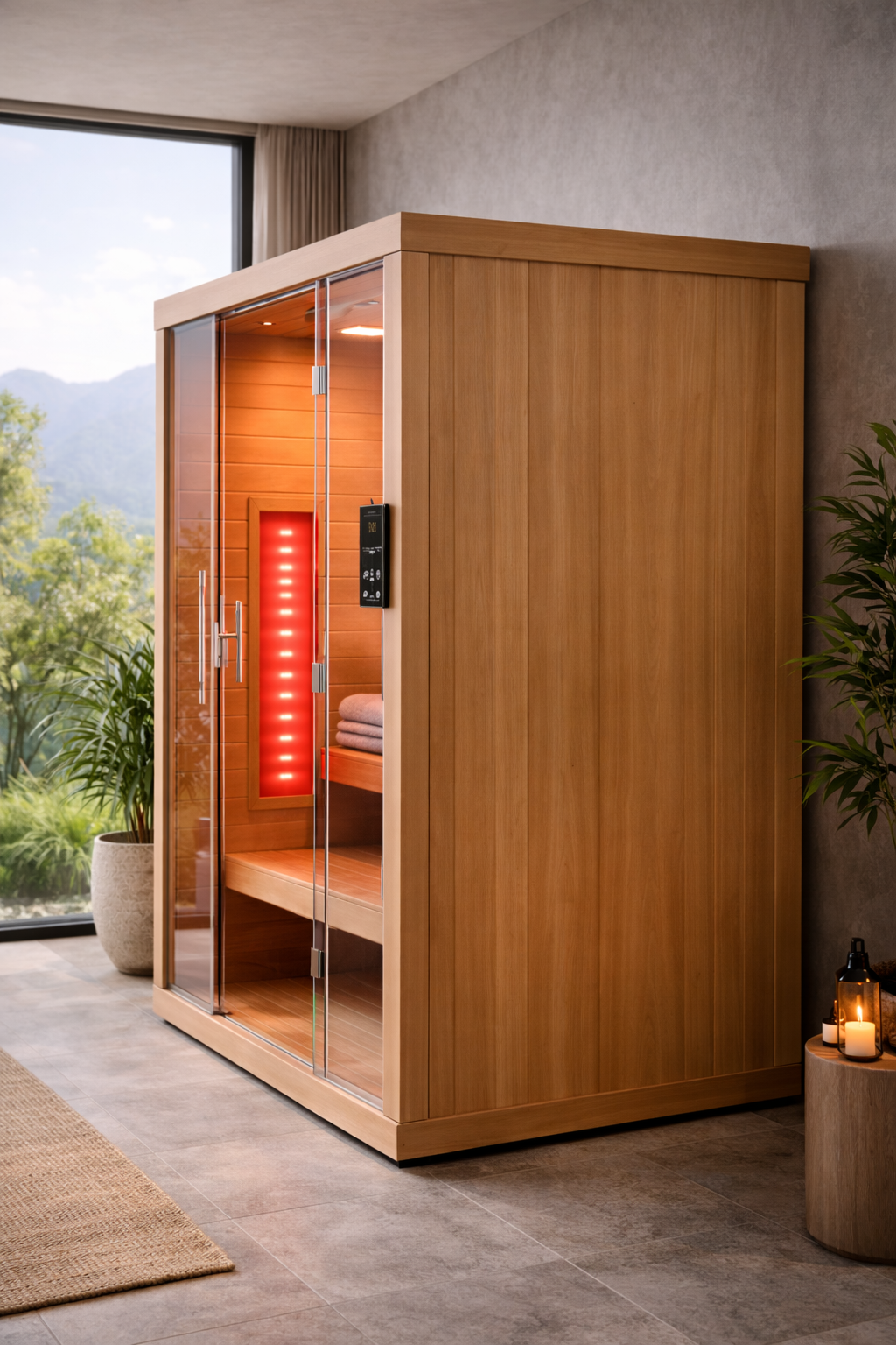 Elite Luxury Infrared Sauna - Architectural Masterpiece
