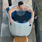 REVIVE 2 Person Traditional Sauna & Inflatable Barrel Plunge