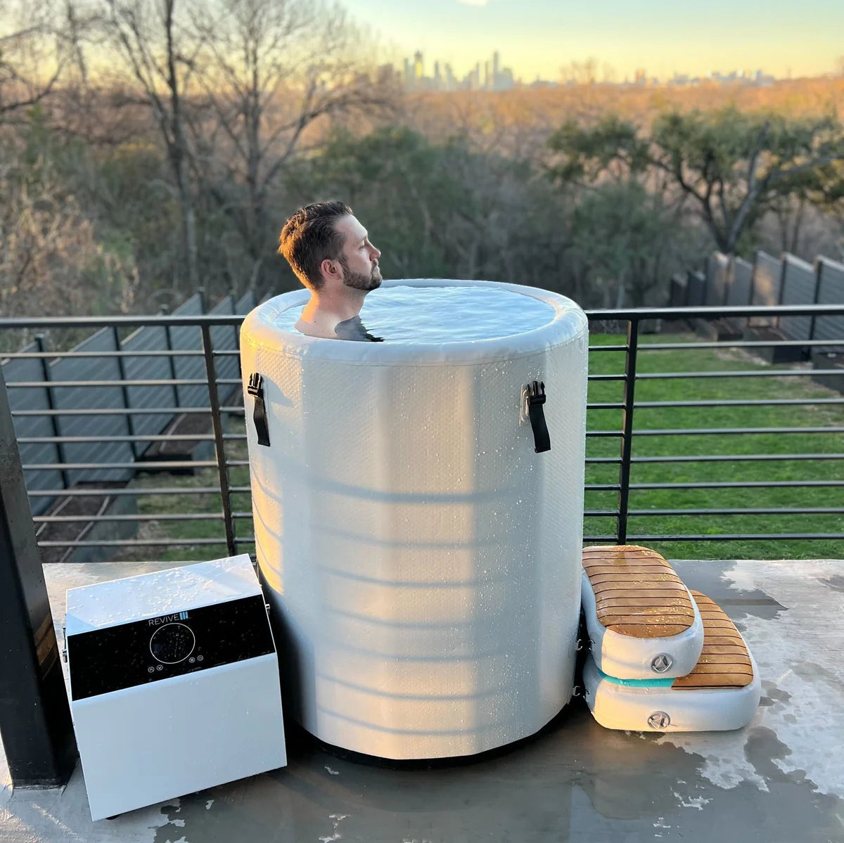 REVIVE Inflatable Barrel Plunge