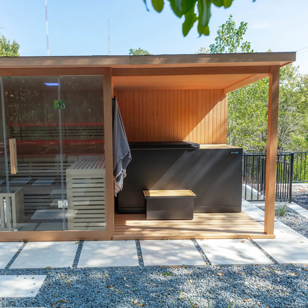 REVIVE 4 Person Traditional Sauna with Extension Kit