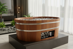 Elite Cedar Barrel Cold Plunge - Premium Recovery System