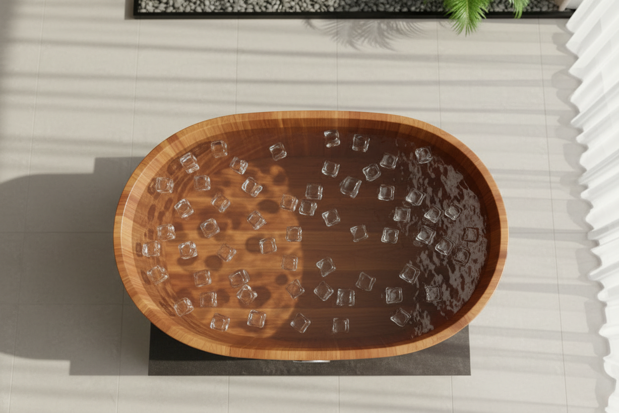 Elite Cedar Barrel Cold Plunge - Premium Recovery System