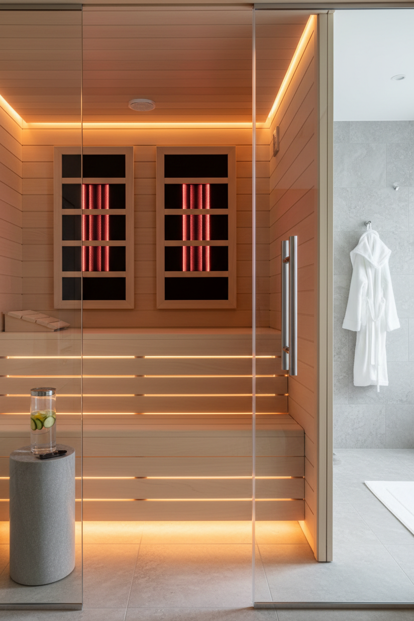 Elite Clean Infrared Sauna Interior Experience