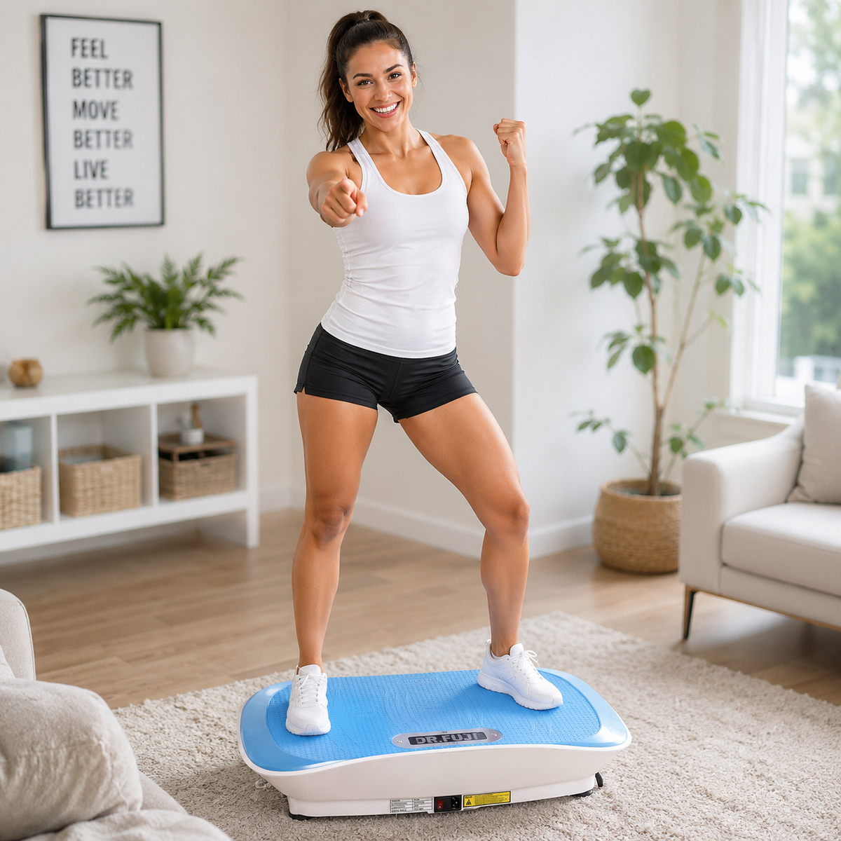 Dr. Fuji FJ-700 Whole Body Vibration Plate | Professional Full Body Wellness & Exercise Platform