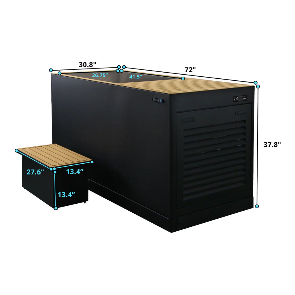 REVIVE 2 Person Traditional Sauna & Luxury Plunge