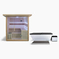 REVIVE 4 Person Traditional Sauna & Acrylic Plunge